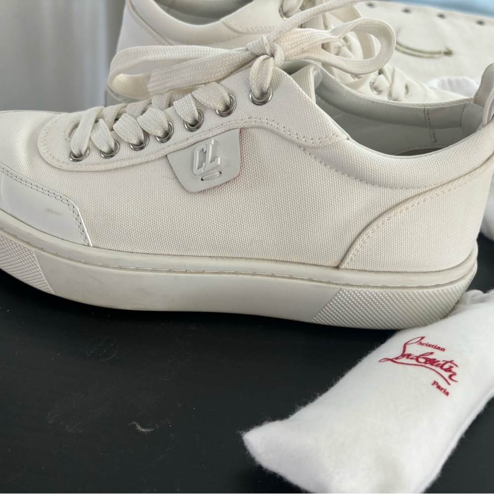 Authentic Christian Louboutin’s tennis shoes, worn one or two times. - Picture 2 of 5